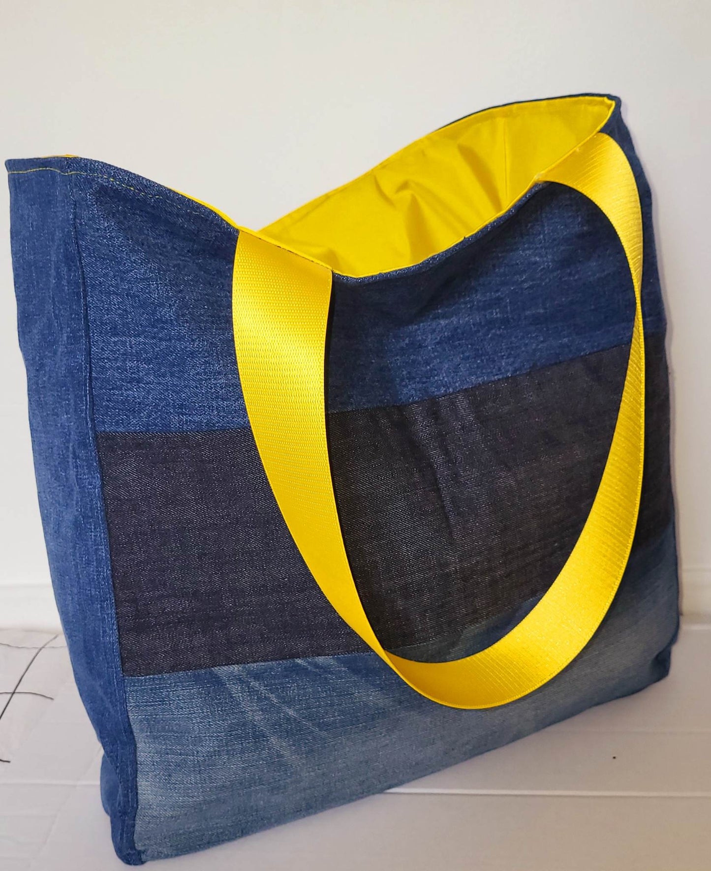 Reversible Denim Shopper