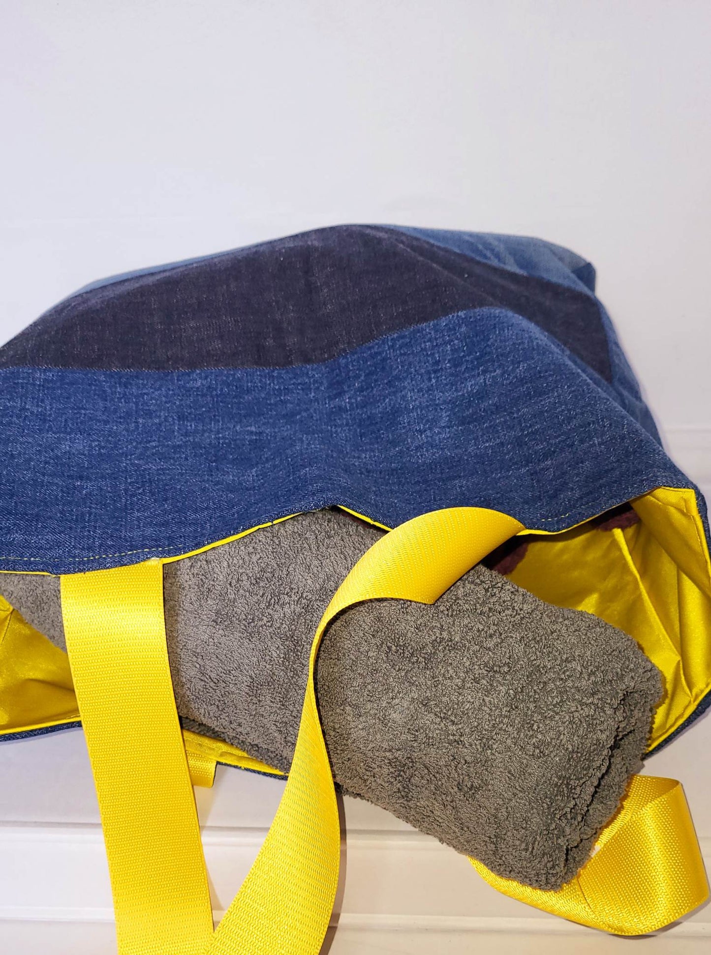 Reversible Denim Shopper
