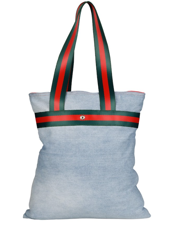 THE CITY TOTE (BLUE DENIM)